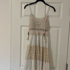 Boho Crochet Lace Dress